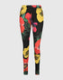 florale print stretch legging sp816g - Alembika