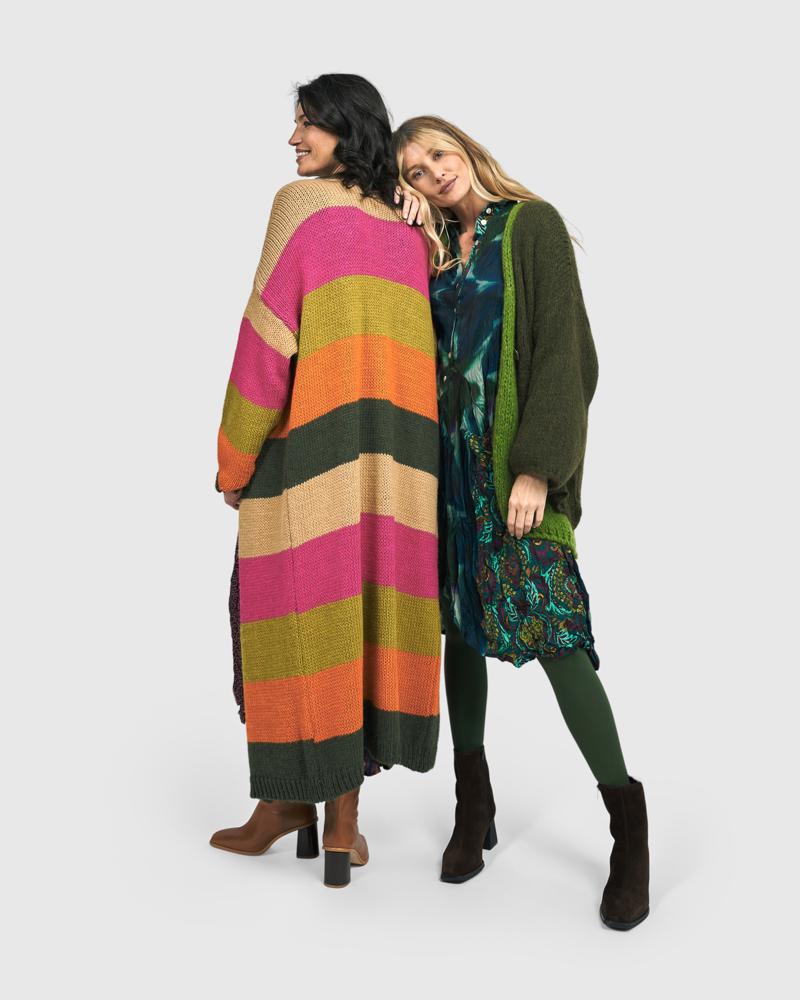 bohemien maxi-jurk met gemixte patronen ad500 - Alembika