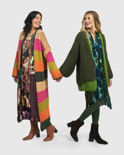 bohemien maxi-jurk met gemixte patronen ad500 - Alembika