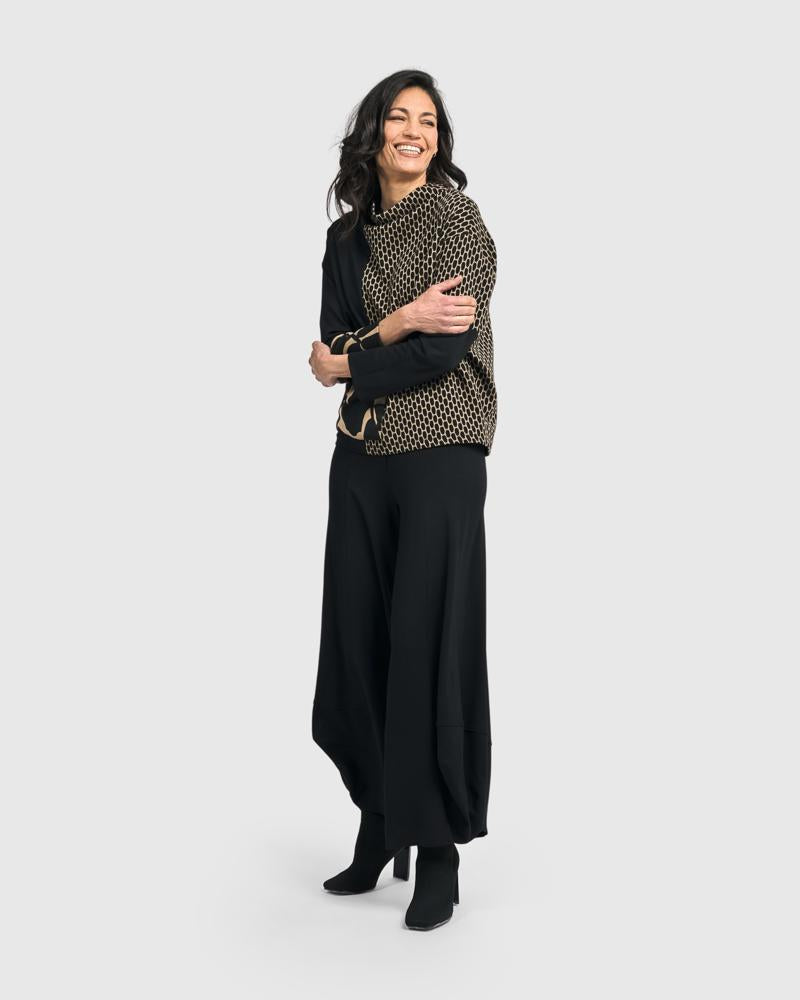 elegante zwarte broek ap811 - Alembika