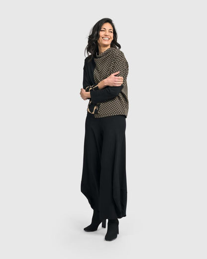 elegante zwarte broek ap811 - Alembika