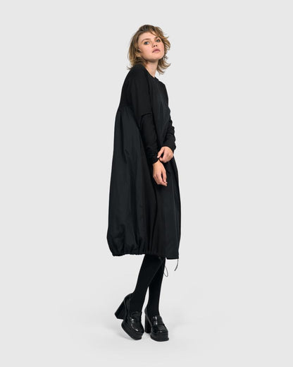 elegante zwarte maxi-jurk ud402 - Urban by Alembika