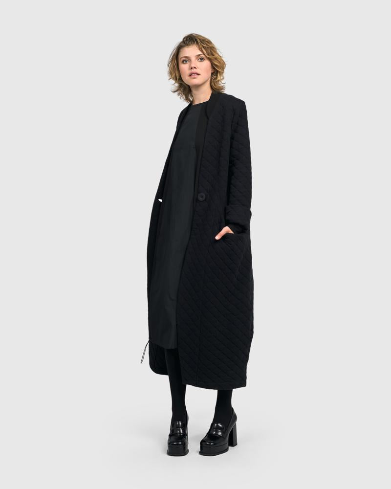 elegante zwarte maxi-jurk ud402 - Urban by Alembika