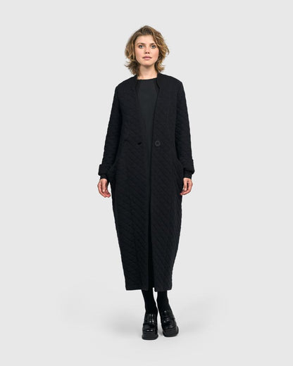 elegante zwarte maxi-jurk ud402 - Urban by Alembika