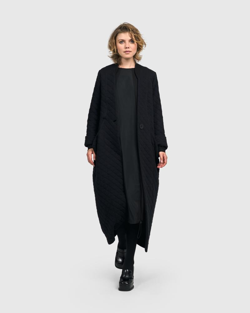 elegante zwarte maxi-jurk ud402 - Urban by Alembika