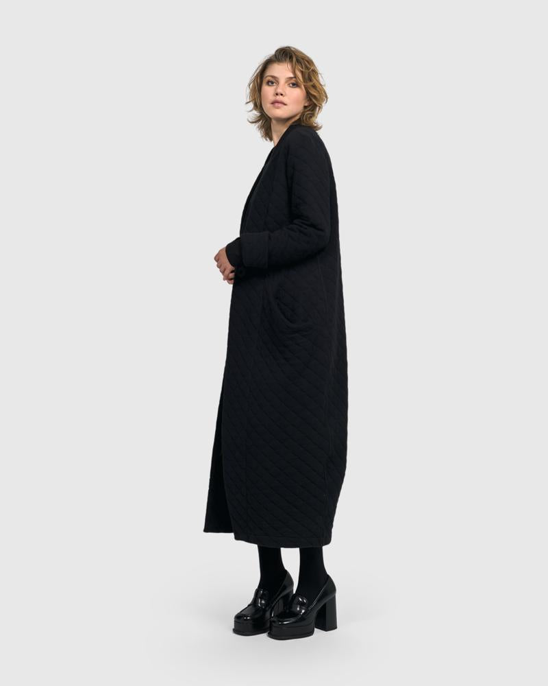 elegante zwarte maxi-jurk ud402 - Urban by Alembika