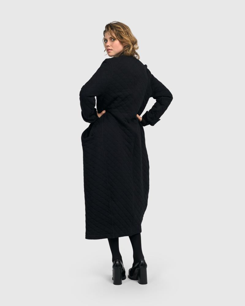 elegante zwarte maxi-jurk ud402 - Urban by Alembika