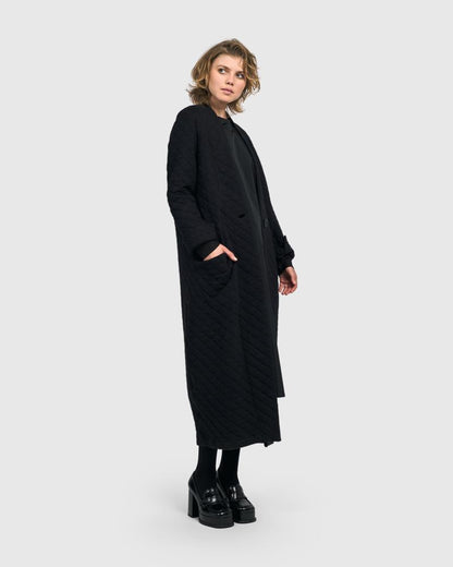 elegante zwarte maxi-jurk ud402 - Urban by Alembika