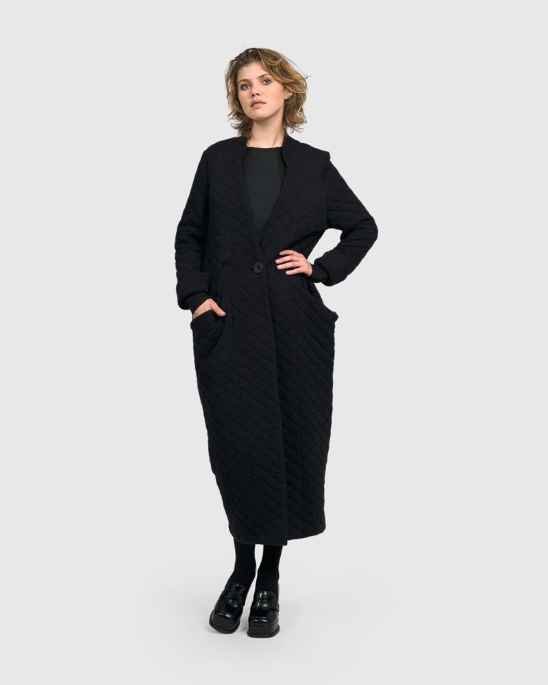 elegante zwarte maxi-jurk ud402 - Urban by Alembika