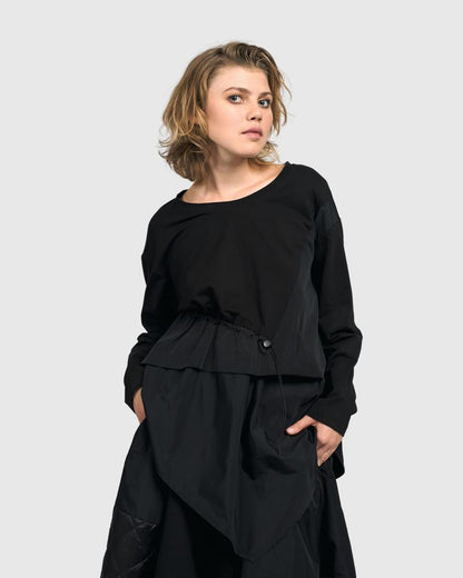 elegante shirt met &quot;taille&quot; effect ut457 - Urban by Alembika