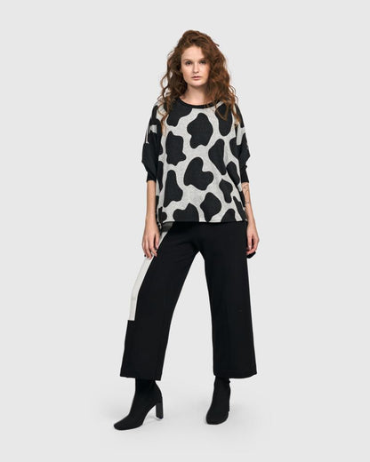 stijlvolle broek met hoge taille up444 - Urban by Alembika