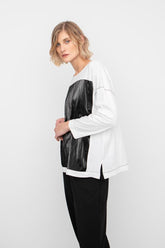 shirt met contrast 755228 - Ozai N Kü