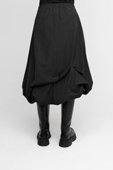 zwarte asymmetrische midi-rok met ruches 755244 - Ozai N Kü