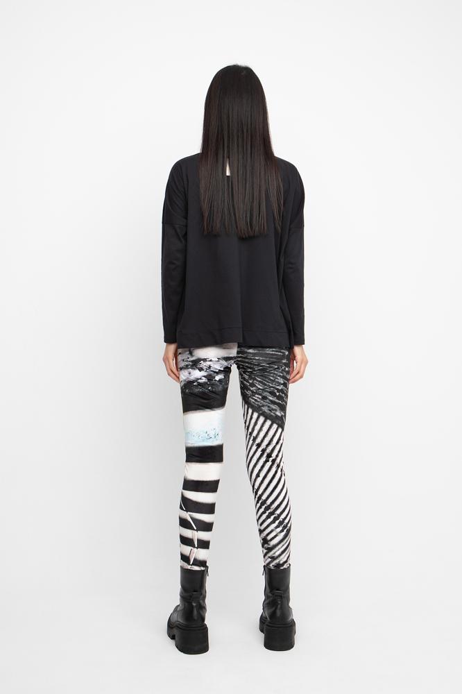 legging met abstracte grafische print 755286 - Ozai N Kü