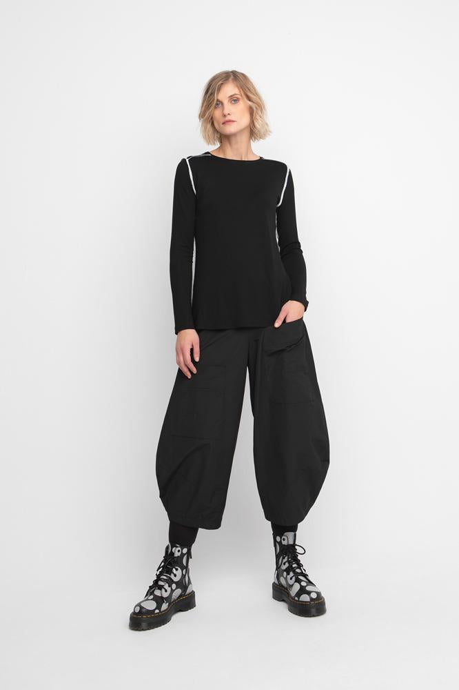 wijde broek met hoge taille 755260 - Ozai N Kü