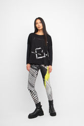 legging met abstracte grafische print 755286 - Ozai N Kü