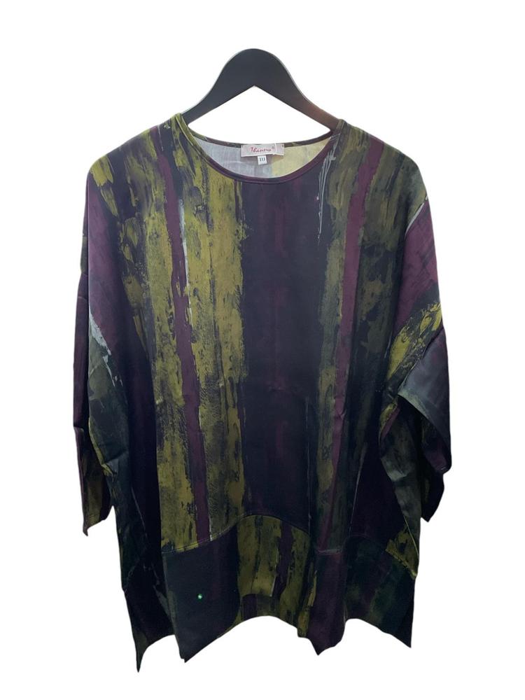 asymmetrische tuniek met abstracte print x747 vi - Thanny - Shangrila Fashion