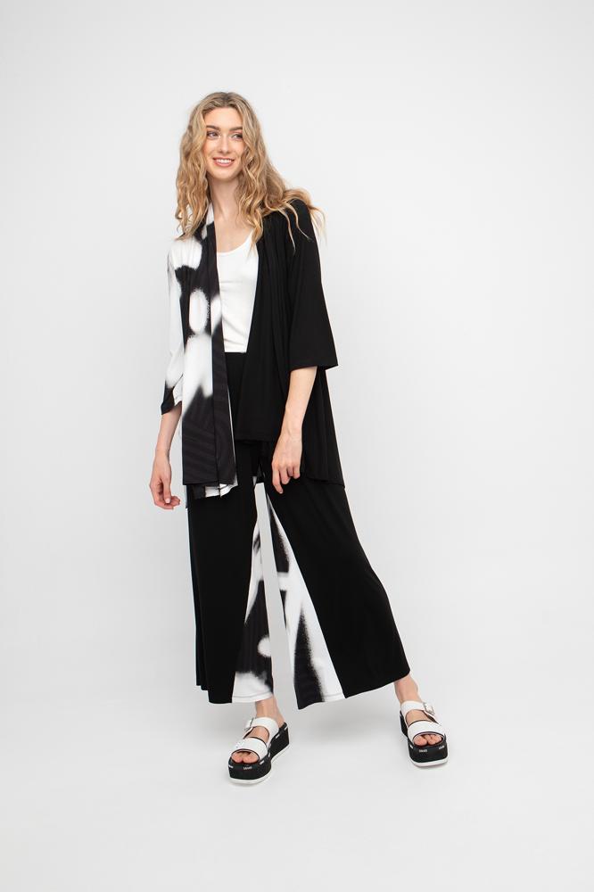 broek met abstracte print 850084 - Ozai N Kü