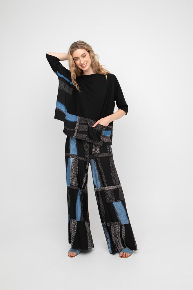 broek met geometrisch patroon 850464 - Ozai N Kü