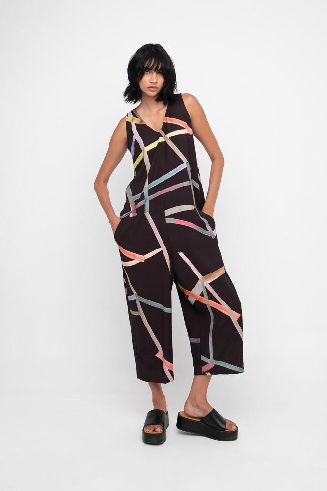 jumpsuit met kleurrijke accenten 851054 - Ozai N Kü