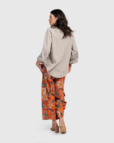 broek met bloemenmotief  sp601 - Alembika