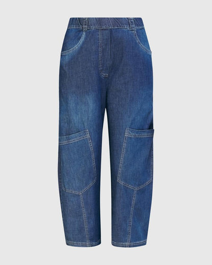 stijlvolle casual denim broek sp609 - Alembika