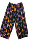 abstract grafische print broek 24k219 - Luukaa