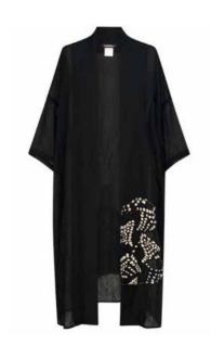 kimono vest met uniek patroon ej266 - Alembika