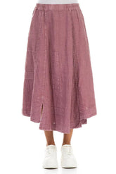 linnen midi rok vintage look 4459-od257 - Grizas