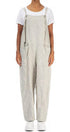 linnen comfortabele jumpsuit 3822-l270 - Grizas