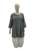 linnen look damesblouse in - model 52184-l21 - Grizas