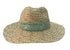 natuurlijke stro fedora met groene band - artikelnummer 00027999 - Alexandr&