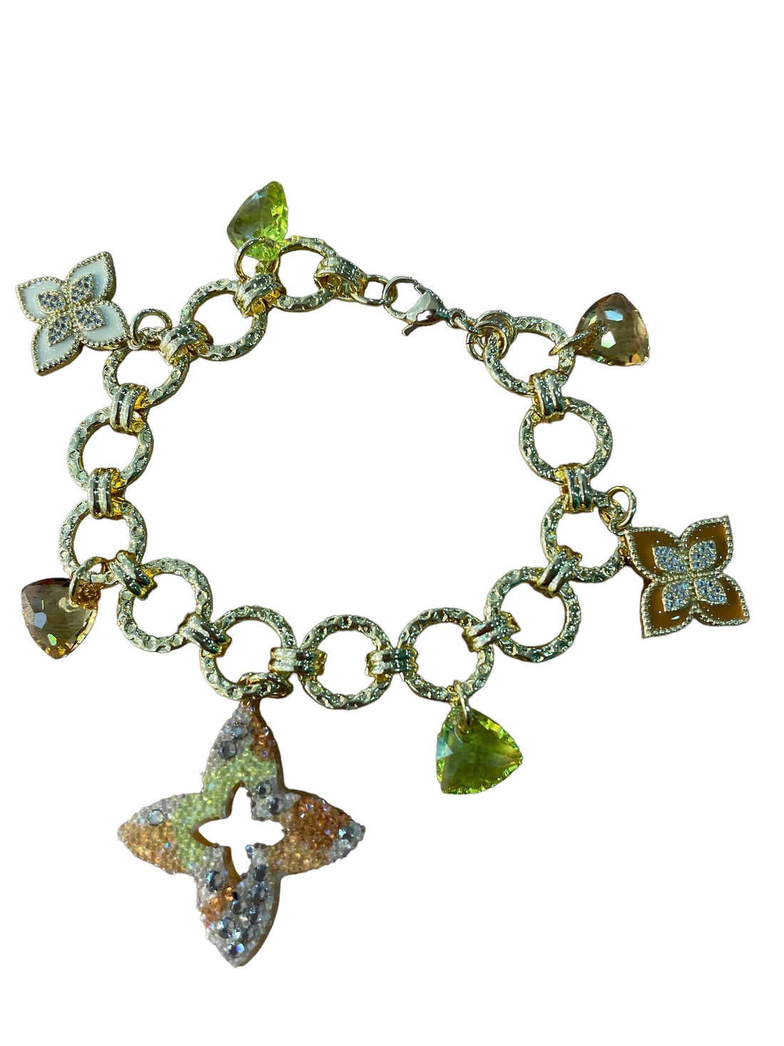 vlindercharme armband met kristallen btml22 - Sophie Goetsch