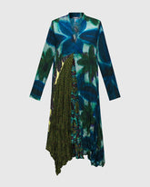 bohemian asymmetrische jurk met print ad505 - Alembika