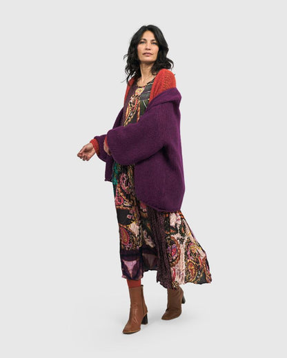 bohemien maxi-jurk met gemixte patronen ad500 - Alembika