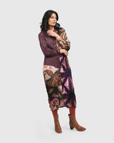 lange jurk met paisley print ad502 - Alembika