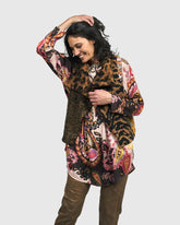 bohemian chic lange mouwen tuniek at600 - Alembika