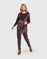 stijlvolle broek met patroon - ap801 - Alembika